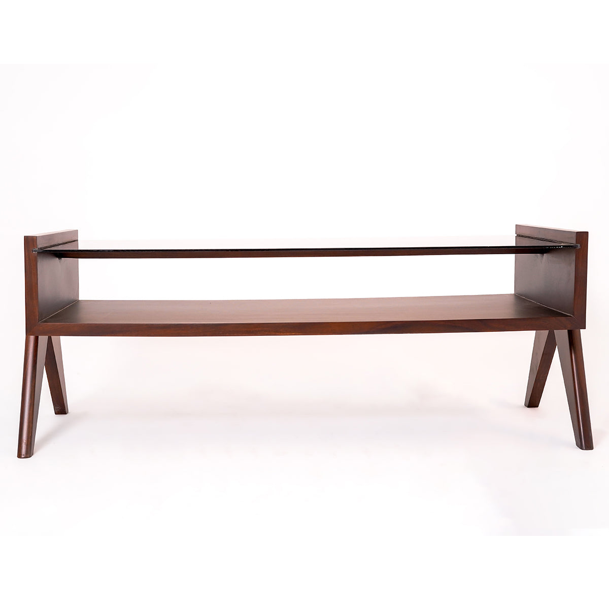 Crystal Wood Center Table