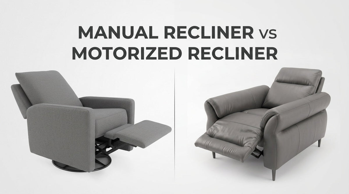 Manual vs Motorized Recliner: What is the Difference?