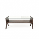 Crystal Wood Center Table