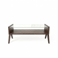Crystal Wood Center Table