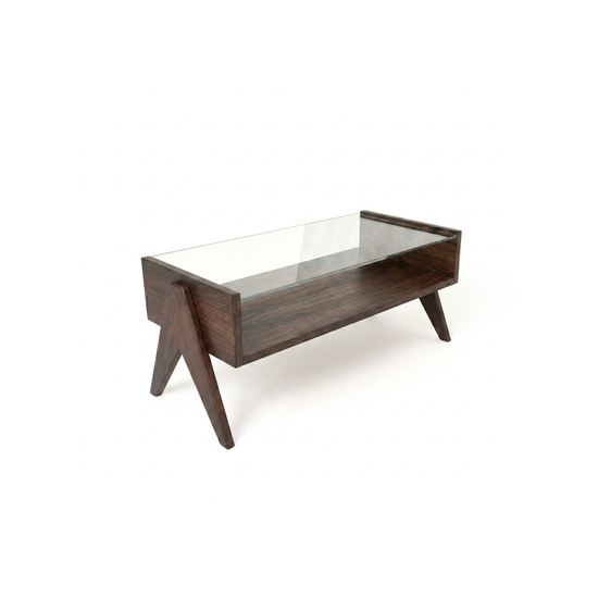 Crystal Wood Center Table