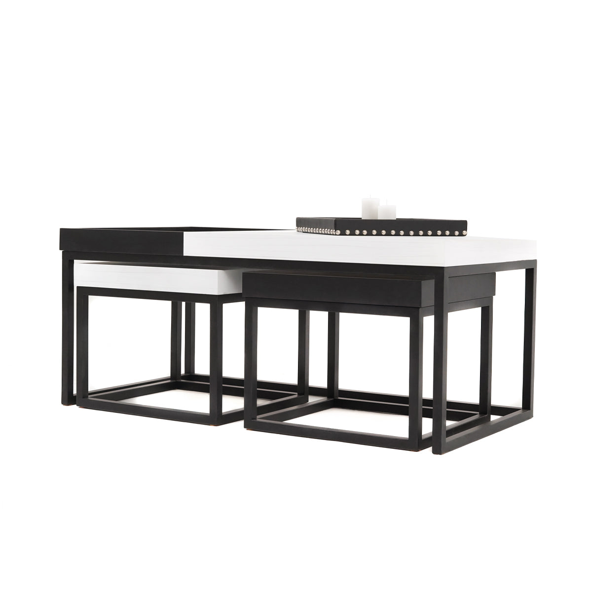 Dual Elegance Center Table