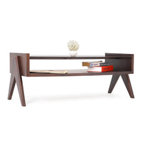 Crystal Wood Center Table