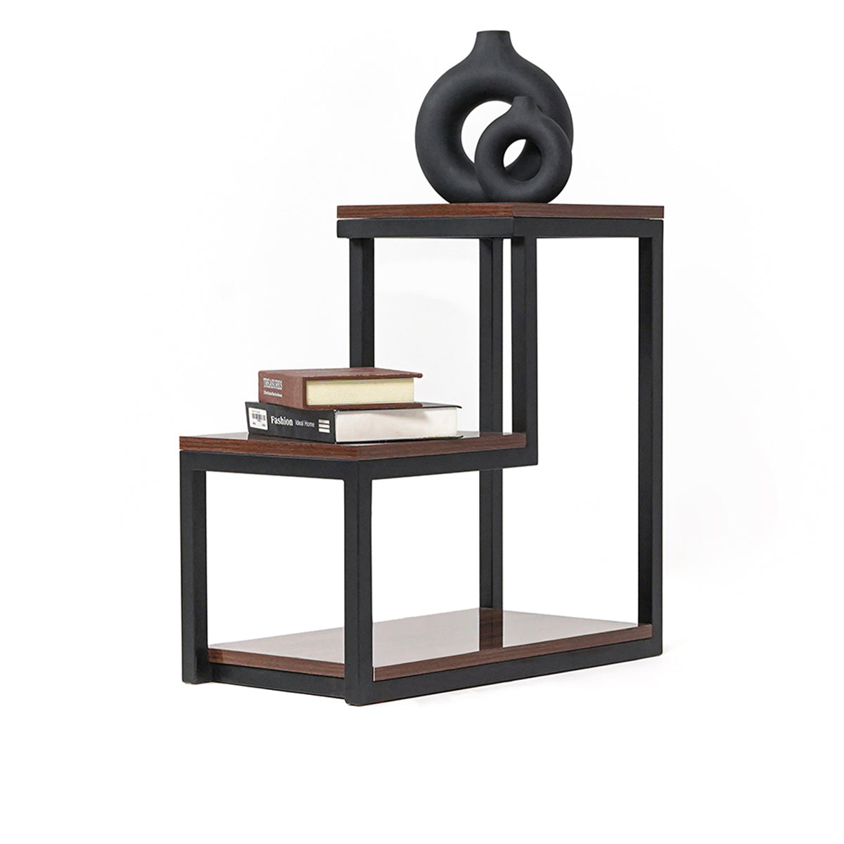 Iron Wood End Table