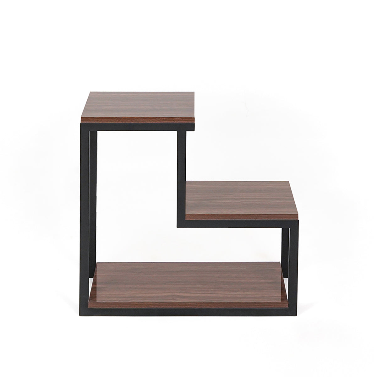 Iron Wood End Table