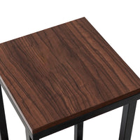 Iron Wood End Table