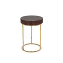 Rustic Round End Table